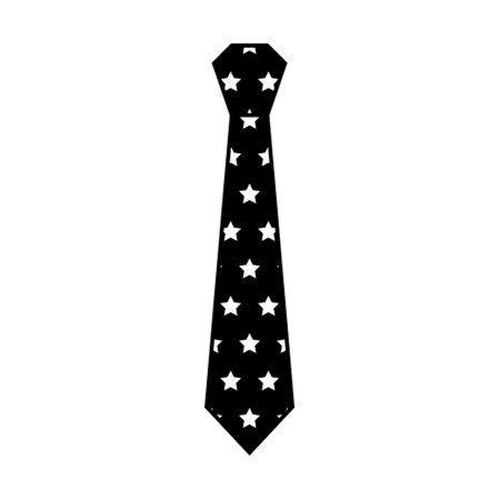 Necktie icon. Flat style. Vector illustration isolated on white background.のイラスト素材