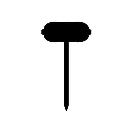 Sausage icon. Fast food sign. Graph symbol for cooking web site design, app, UIのイラスト素材