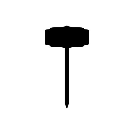 Pushpin icon isolated on white background. Vector illustration. Eps 10.のイラスト素材