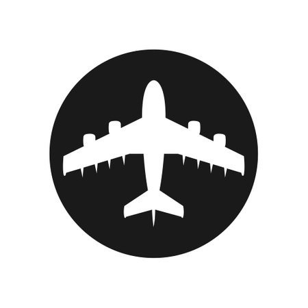 Airplane icon. Airplane symbol. Flat design style eps 10のイラスト素材