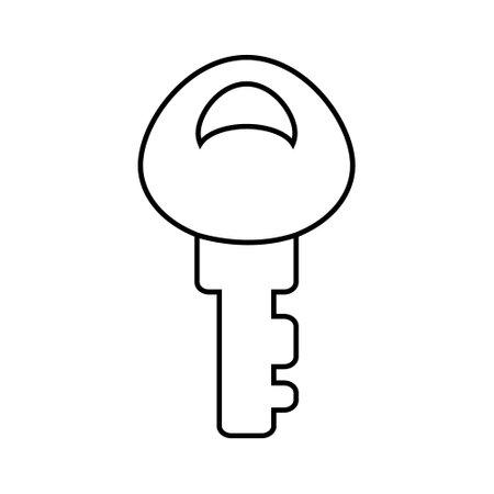 key door handle isolated icon vector illustration design, vector illustration graphicのイラスト素材