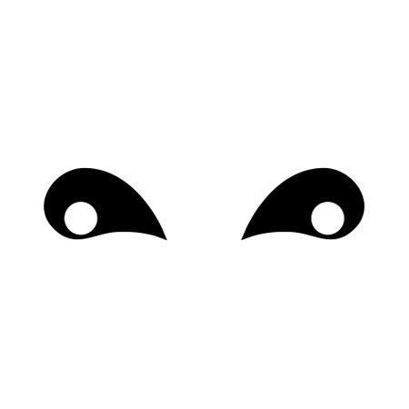Eye icon on white background. Eyes icon vector. Eyes icon vector. Eyes icon. Eyes icon vectorのイラスト素材