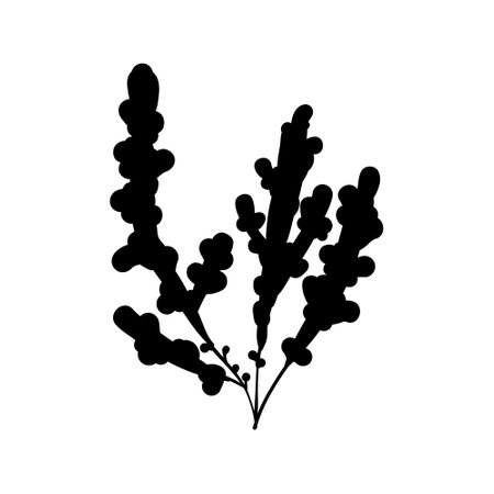 Coral icon vector. Coral reef illustration sign. Algae symbol. Marine life logo.のイラスト素材