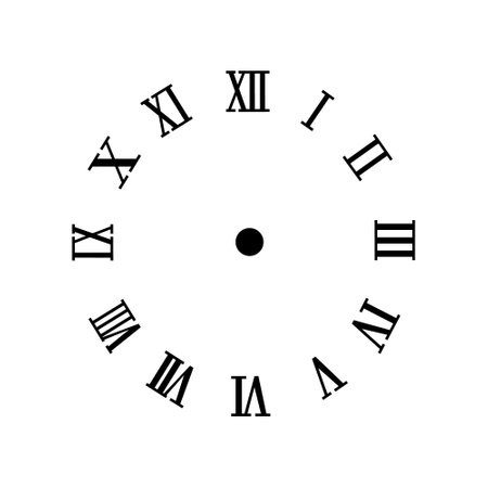 Clock face icon. Time symbol. Vector illustration. Stock image.のイラスト素材