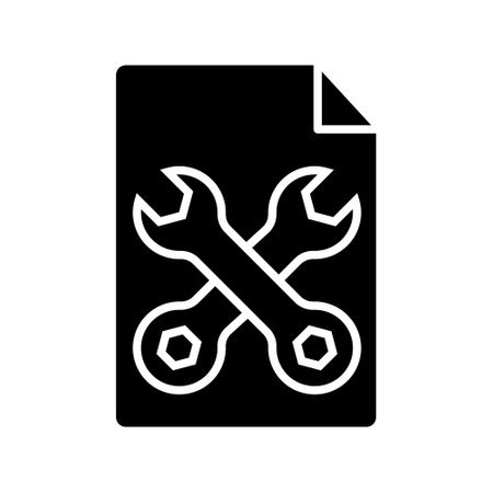 Technical documentation icon vector. Manual illustration sign. Instruction symbol or logo.のイラスト素材