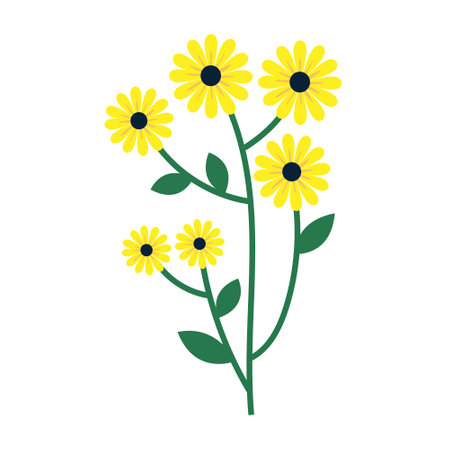 cute flower carden isolated icon vector illustration designicon vector illustration designのイラスト素材