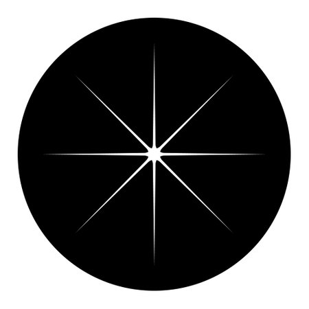 Starburst, sunburst effect icon. Simple illustration of starburst vector icon for webのイラスト素材