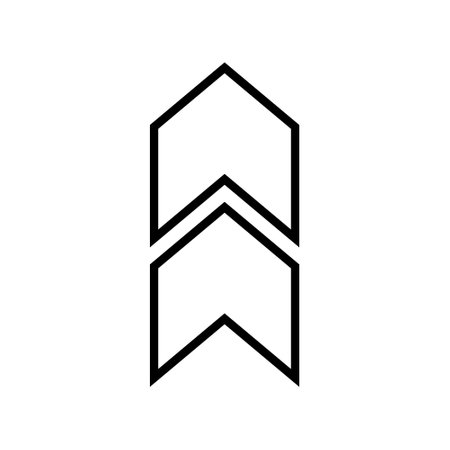 arrow icon vector. arrow sign arrow symbol. arrow logo.のイラスト素材