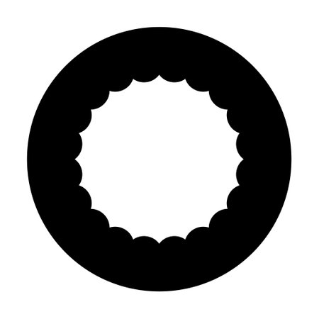 Circle, ring, circle icon vector image. Can also be used for material design. Suitable for use on web apps, mobile apps and print media.のイラスト素材