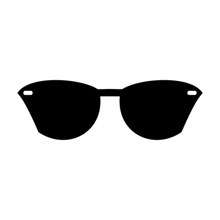 Sunglasses icon on white background. Vector illustration. Eps 10.のイラスト素材