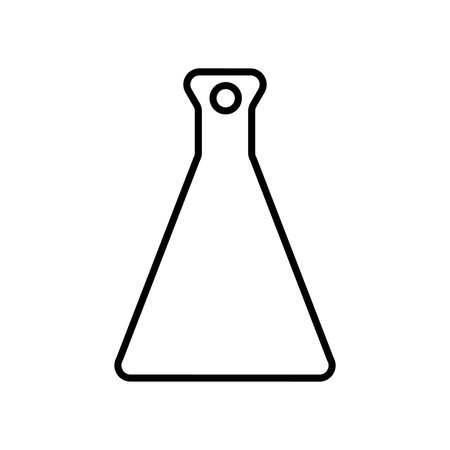 kitchen cutting board web icon over white background, line style, vector illustrationのイラスト素材