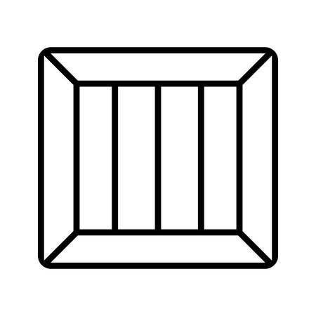 box carton isolated icon vector illustration design, line and fill styleのイラスト素材