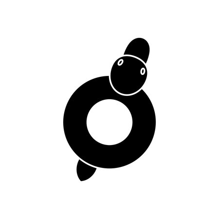 baby toy icon over white background, half line half color style, vector illustrationのイラスト素材