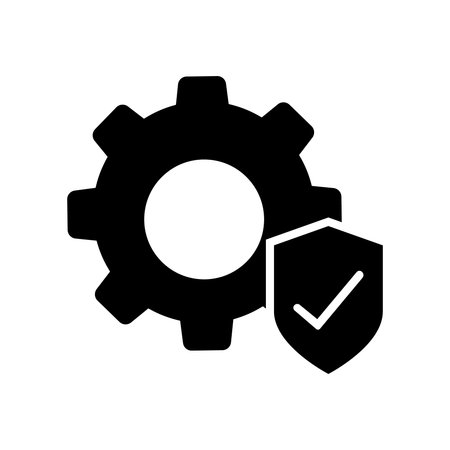 Cog settings icon, vector illustration flat design style. EPS 10のイラスト素材