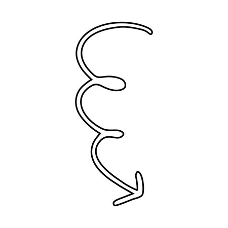 The letter C icon. Calligraphy and lettering vector illustration.のイラスト素材