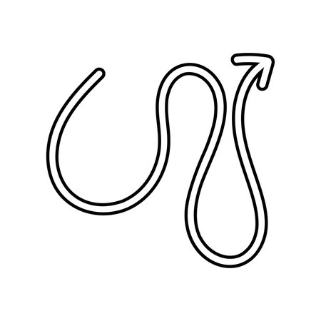 Vector hand drawn arrow illustration. Arrow icon for web.のイラスト素材