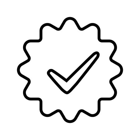 Vector Approved Icon Sign Icon Vector Illustration For Personal And Commercial Use. Clean Look Trendy Icon.のイラスト素材