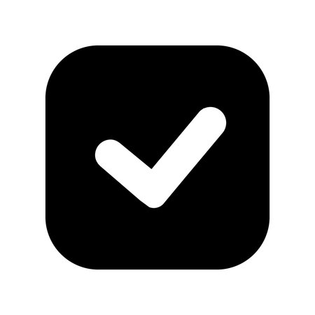 Check mark icon. Simple illustration of check mark vector icon for webのイラスト素材
