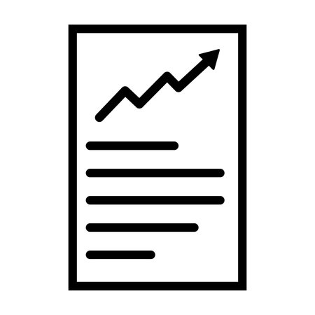 Statistics Vector Icon Sign Icon Vector Illustration For Personal And Commercial Use. Clean Look Trendy Icon.のイラスト素材