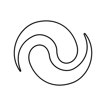 Spiral, swirl, twirl element. Swirl, whirlpool icon - stock vector illustration, clip-art graphicsのイラスト素材