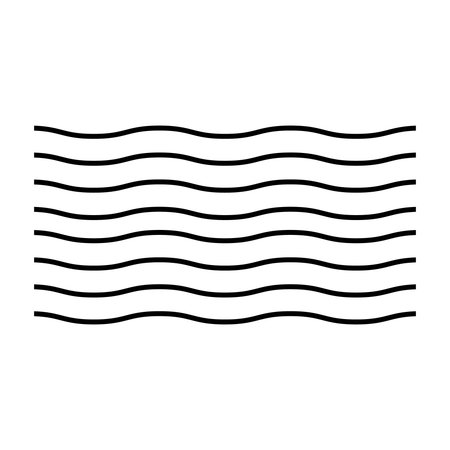 Wavy, waving, billowy, squiggle lines. Irregular stripes. Curvy, squiggle, squiggle lines. Curvy, squiggle parallel stripes. Curvy, squiggle stripes. Vector illustrationのイラスト素材