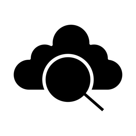 Cloud connection icon, vector illustration. Flat design style eps 10のイラスト素材