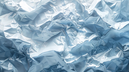Detailed crumpled plastic texture with organic shapes and soft gradients.の素材