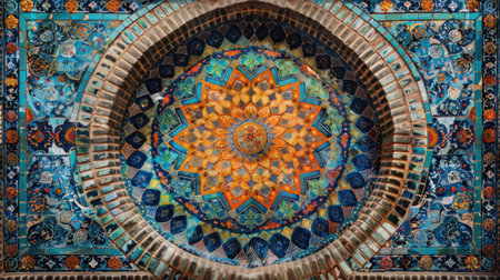 Detail of the house of the Sultan Ahmed Mosque in Istanbul, Turkeyの素材