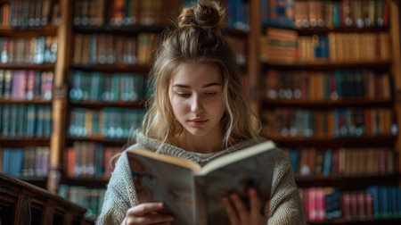 Portrait of a young woman in a restaurant. She is smiling and looking at the camera.の素材