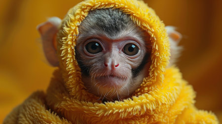 Handsome young man relaxing in a swimming pool at sunset.の素材