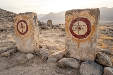 Ancient ruins of the city of Uchisar, Turkey.の素材