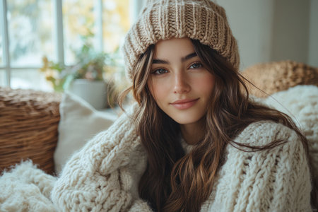 A collection of trendy headbands displayed for a chic and comfortable everyday style, showing various designs and textures. AI generatedの素材