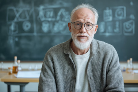Professor giving a lecture to students in a university classroom. Scenes include teaching at whiteboards, presentations, student engagement, note-taking, Q&A sessions, and the academic atmosphere of a lecture hall or classroom.の素材