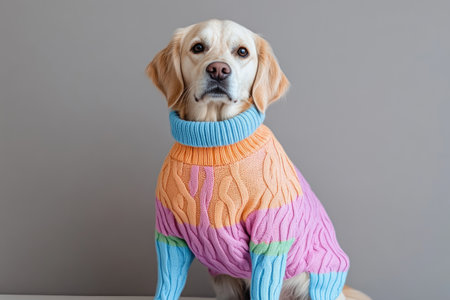 Warm and stylish pet sweaters designed for cold weather, providing comfort and fashion for chilly days.の素材