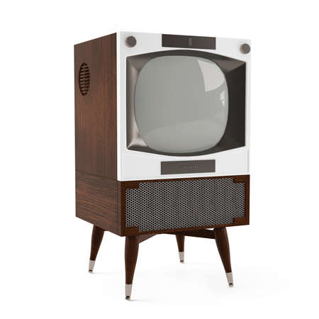 Old vintage retro tvの写真素材