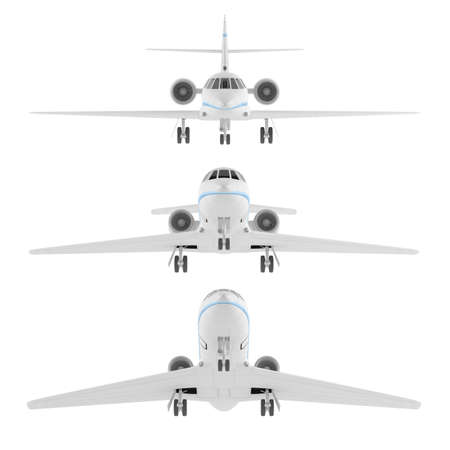 Nose of  private airplane aircraftの写真素材