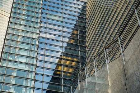 Modern skyscraper business office, corporate building abstract. Modern architecture.