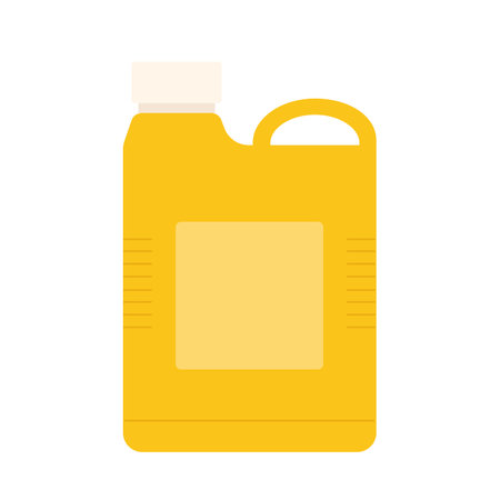 Plastic floor cleaner canister. House hygiene sterilization, cleaning and sweeping room vector illustrationのイラスト素材