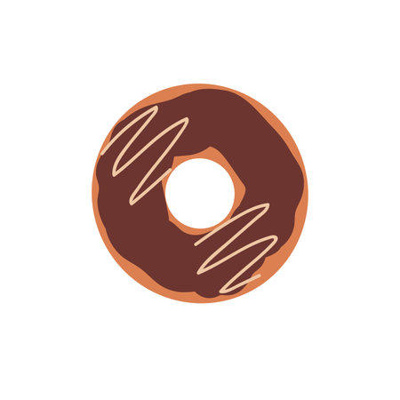 Sweet desserts delivery services. Pastry donuts products ordering vector illustrationのイラスト素材