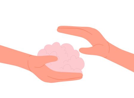 Protection emotional mental health. Psychiatric problems and disorders vector illustrationのイラスト素材