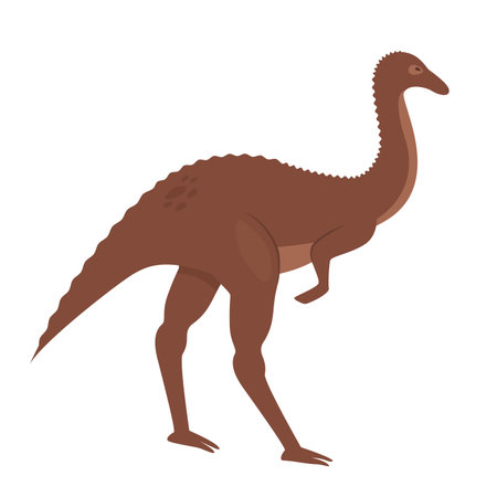 Predator dinosaur animal. Prehistoric animal, jungle reptiles group, jurassic world evolution cartoon vector illustrationのイラスト素材