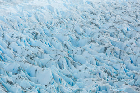 Close-up view of Grey Glacier layers, Torres del Paine National Park, Chile