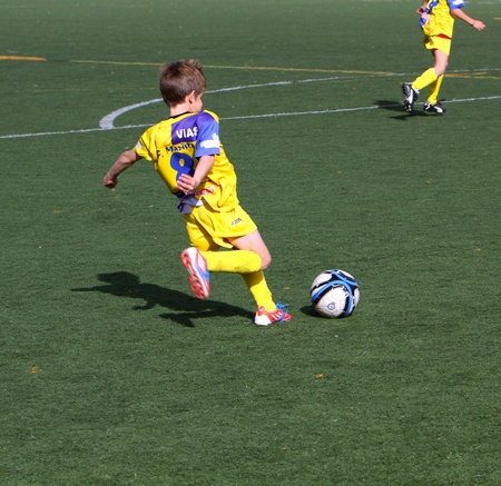 Boys on the Alicante City Youth Soccer Cup on December 1, 2012 in Alicante, Spain のeditorial素材