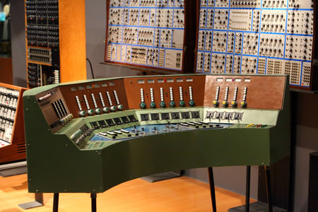 Old audio recording studio