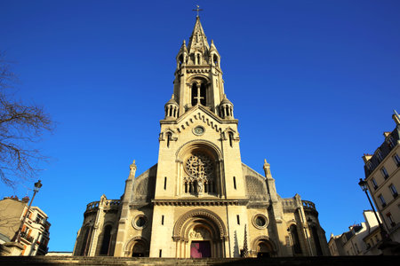 Eglise Notre Dame de la Croix in Paris, France