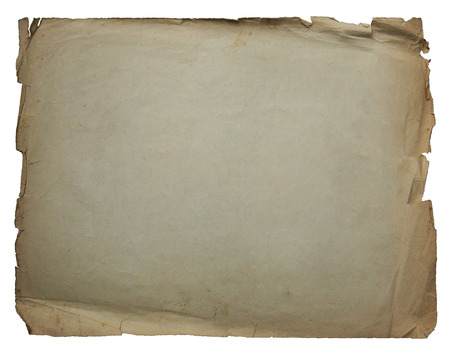 Vintage texture old paper background isolated on whiteの写真素材