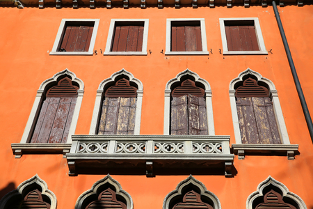 Windows from Venice, Italyの写真素材