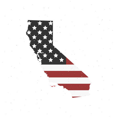 California map icon vector illustration.のイラスト素材