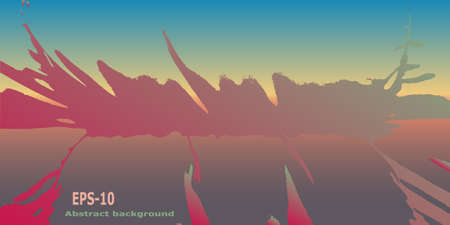 Abstract background. Creative vector background for banner and flyer. Designer decorative cover. Abstractionism. Design background.  Abstract graphics. Vector graphicsのイラスト素材