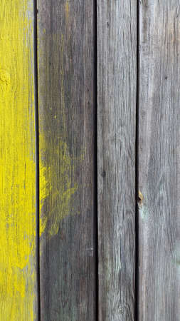 Old gray boards. A panel made of old weathered sedges. Wooden vintage backgroundの写真素材